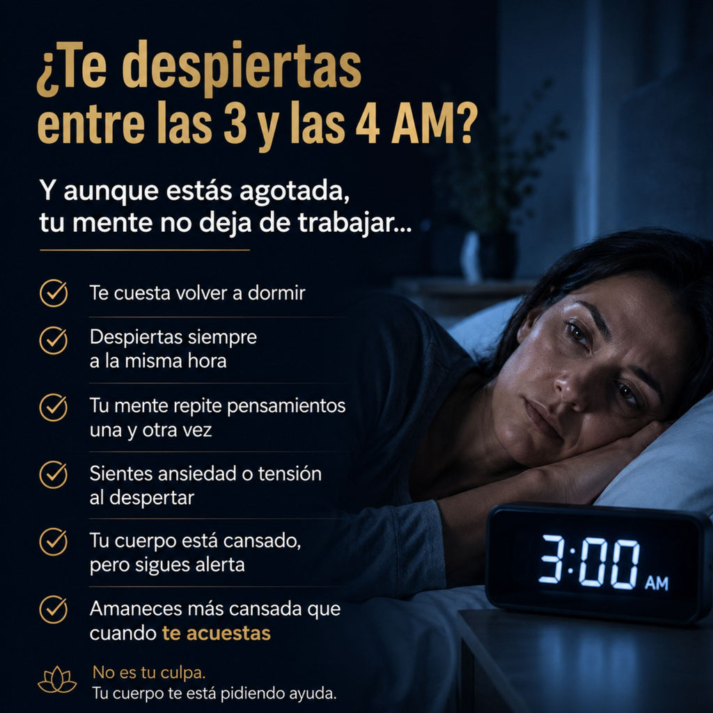 3AM Cuerpo Agotado, Cerebro en Alerta — Protocolo  7 Noches