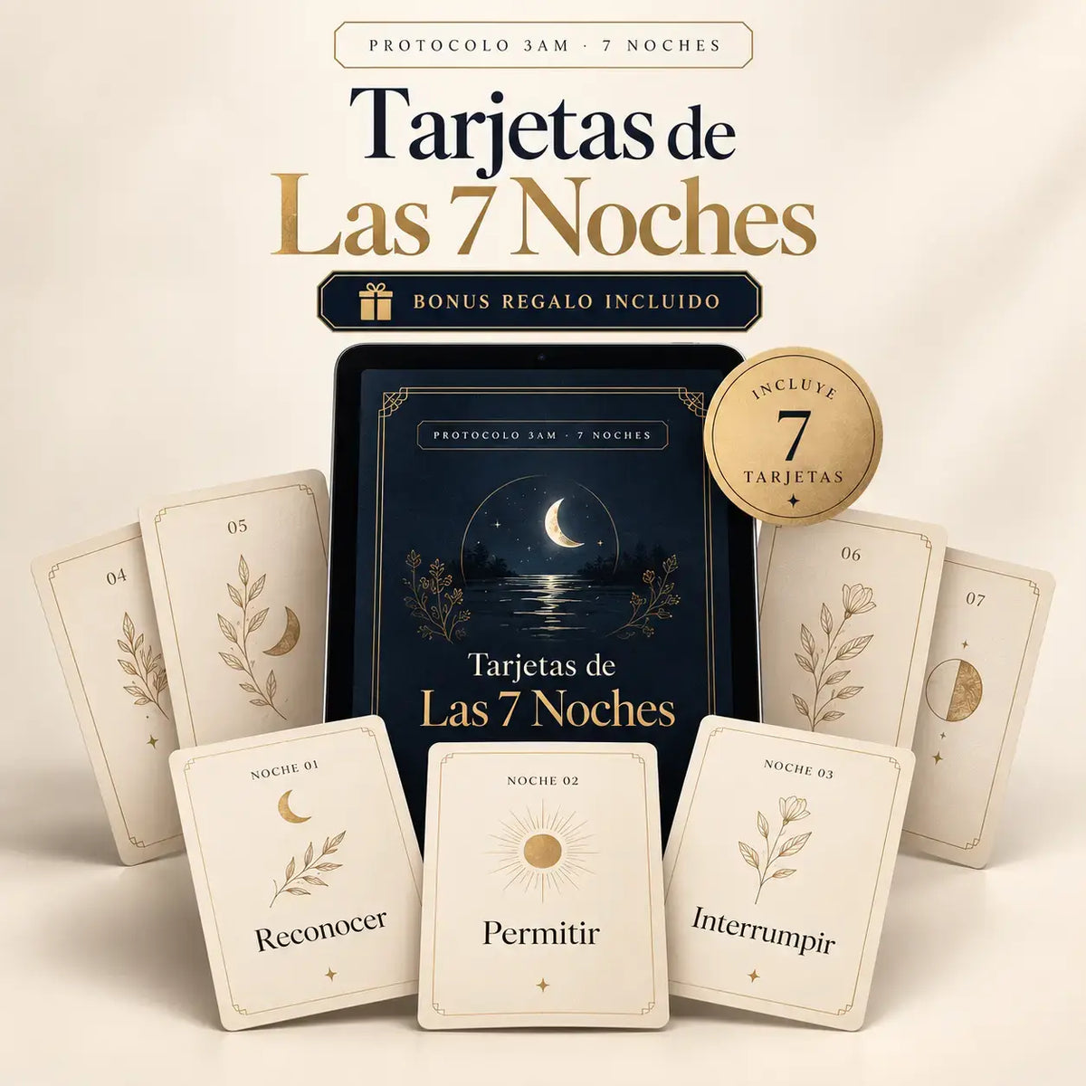Tarjetas de Las 7 Noches del Protocolo