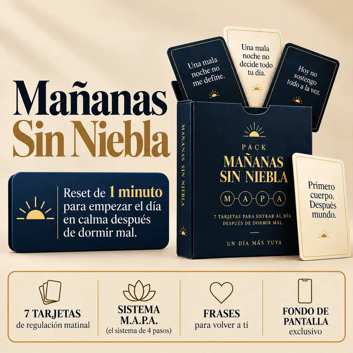 Pack Mañanas Sin Niebla — 3AM Cuerpo Agotado, Mente en Alerta