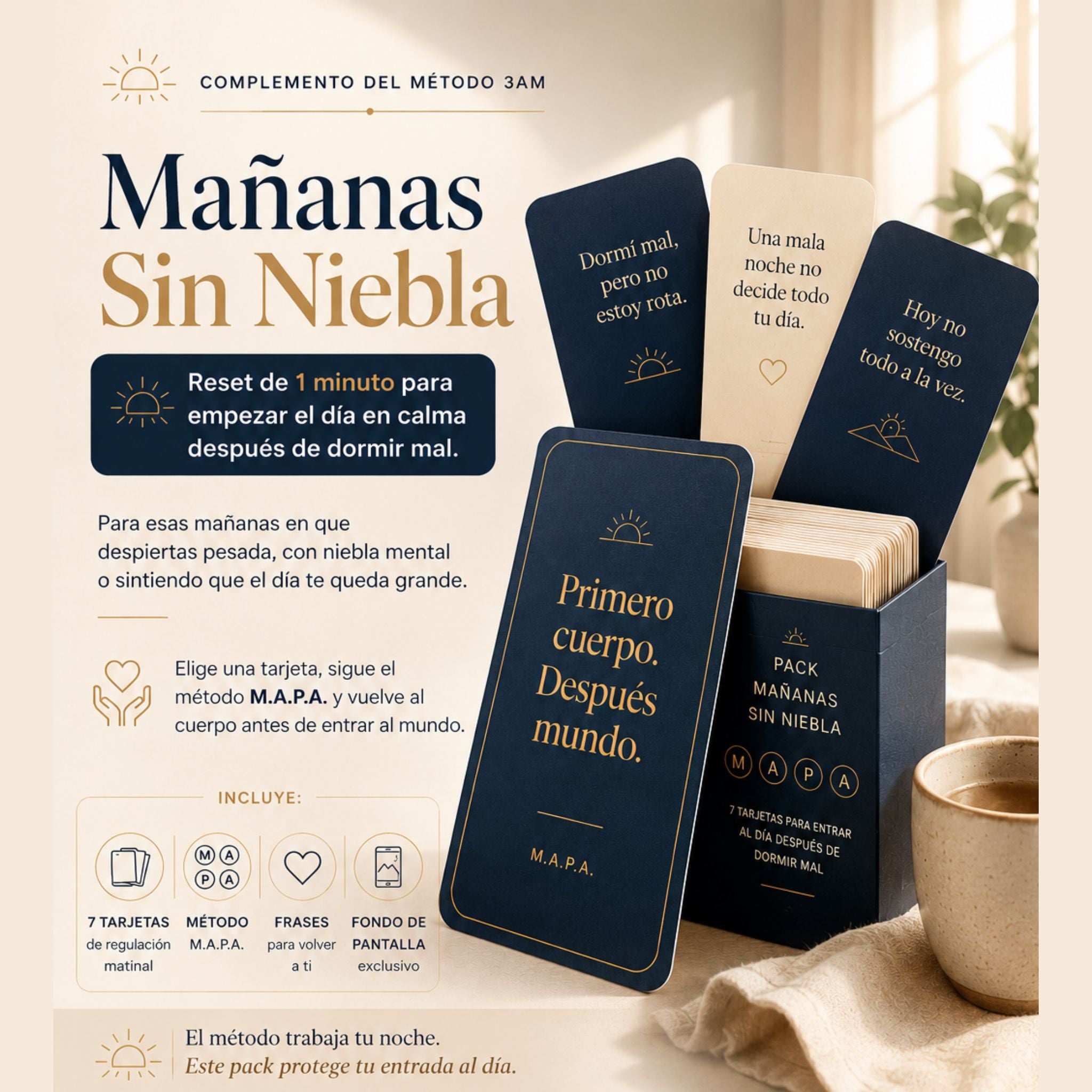Pack Mañanas Sin Niebla — 3AM Cuerpo Agotado, Cerebro en Alerta